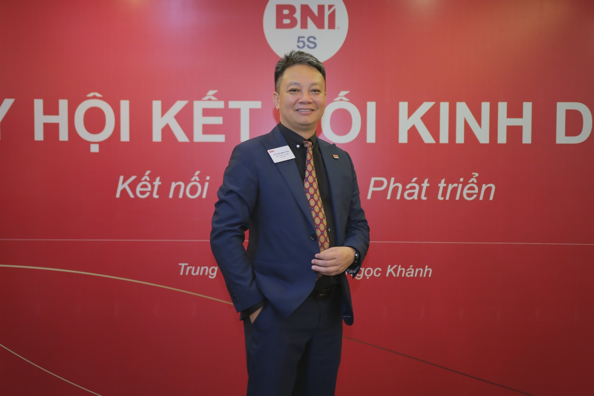 Nguyễn Minh Tiền tại Ngày hội Kết nối Kinh doanh của cộng đồng BNI